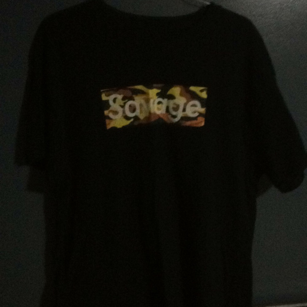 It’s just a t shirt that has savage on it